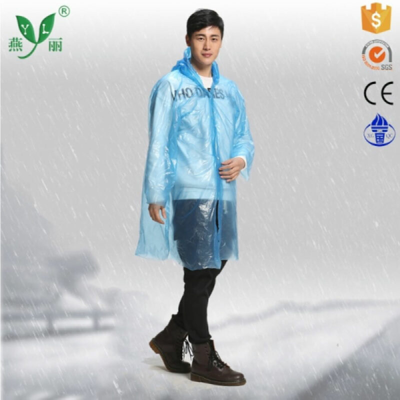 6312 İnce Şeffaf yağmurluk