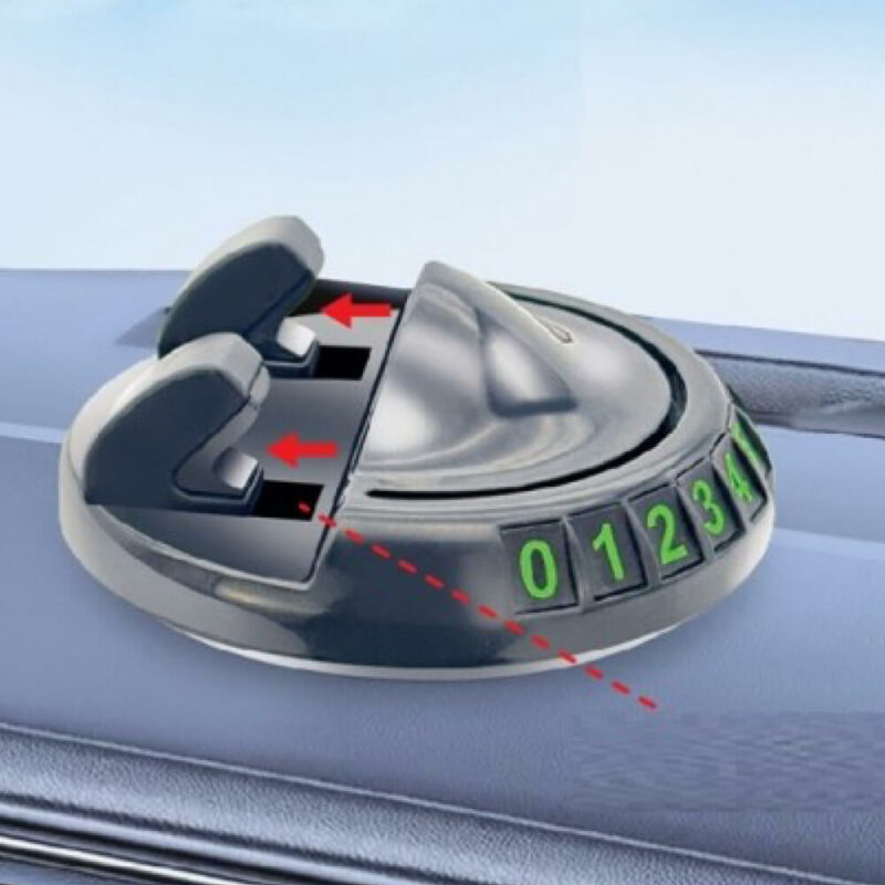 4568 360° dönebilen yapışkanlı numaratörlü araç telefon tutucu