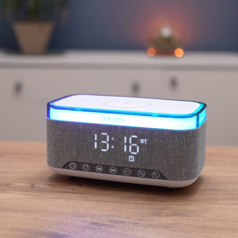 8023 gece lambası Özellikli alarmlı saat speaker