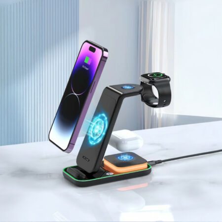 5870 3'ü 1 arada wireless Şarj cihazı