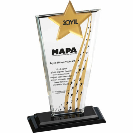 6807 kristal plaket 11 x 26 cm (kopya)