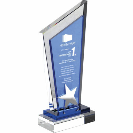 6811 kristal plaket 12 x 26 cm (kopya)