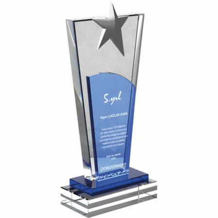 6812 kristal plaket 13 x 28 cm (kopya)