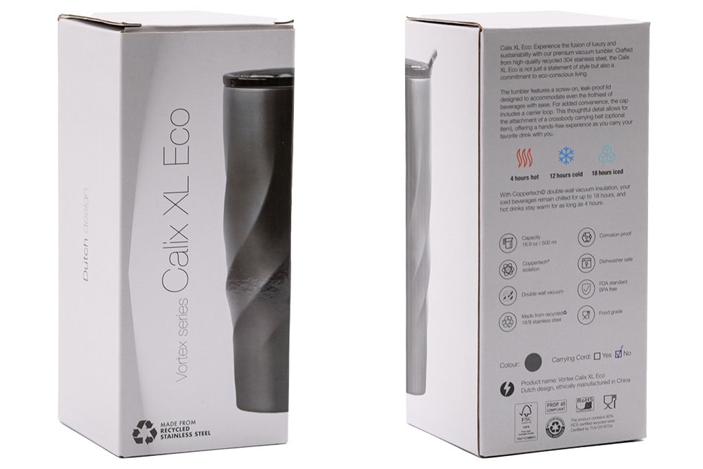 6148 Çevre dostu Çelik termos bardak 500 ml