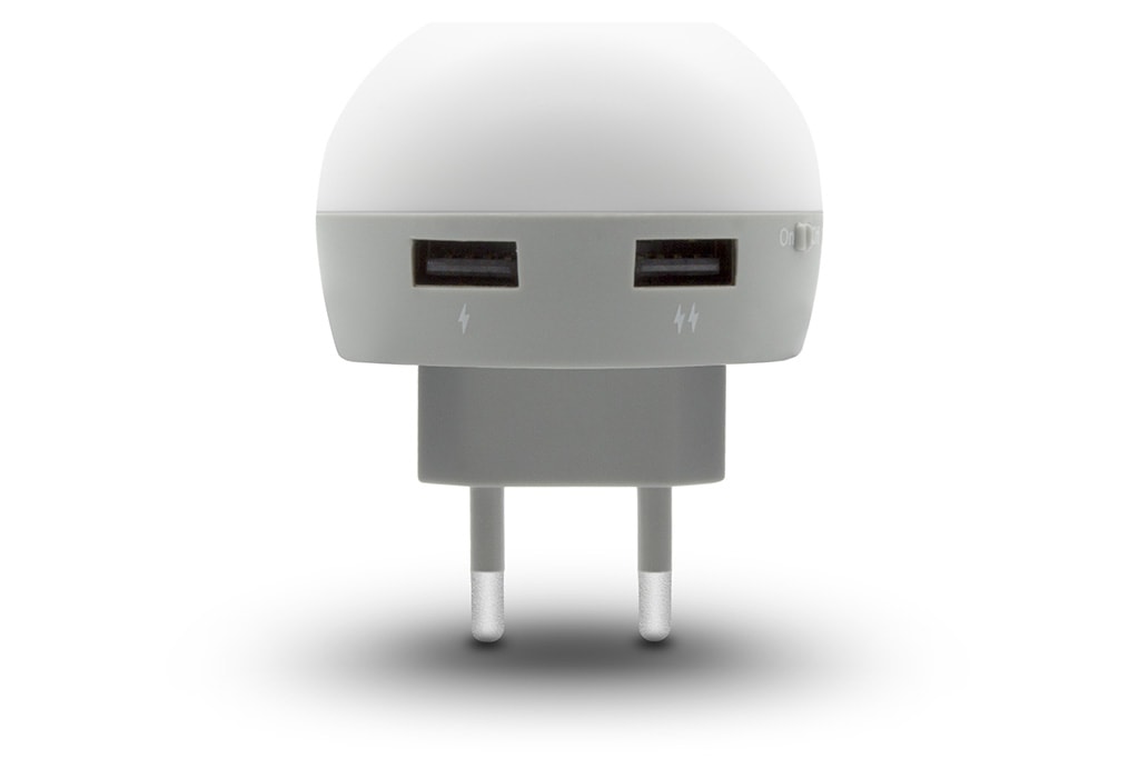 8561 gece lambalı usb Şarj cihazı