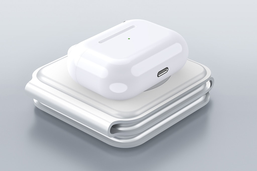 5814 katlanabilir manyetik Çoklu kablosuz Şarj standı